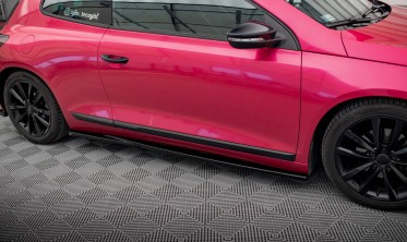 Тюнинговые листвы (накладки) на боковые пороги VW Scirocco MK3 фото