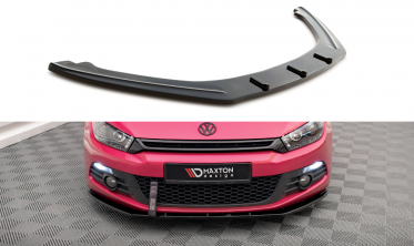 Тюнинговый диффузор передний VW Scirocco 3 стандарт. версия фото