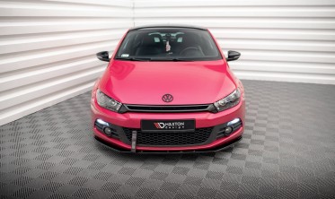 Тюнинговый диффузор передний VW Scirocco 3 стандарт. версия фото