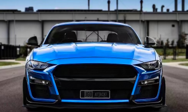 Алюминиевый капот Ford Mustang (2018-2021 GT, Ecoboost) GT350 стиль фото