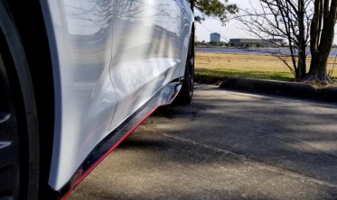Листвы на боковые пороги Chevrolet Camaro 6 ZL1 Style фото