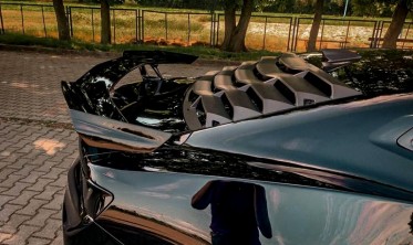 Накладка-жалюзи на заднее стекло Chevrolet Camaro (2016-2021) фото