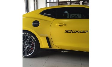 Накладки на боковые окна Chevrolet Camaro (2016-2021) фото