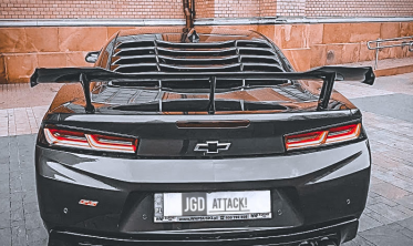 Задний диффузор с ребрами Chevrolet Camaro 6 ZL1/ss Style фото