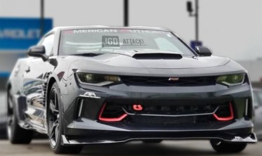 Решітка в бампер Chevrolet Camaro 6 lt/rs фото