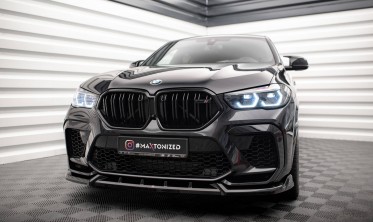 Диффузор на передний бампер BMW X6 M F96 вер. 2 фото