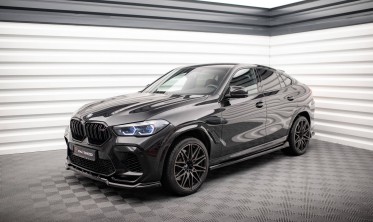 Бічні тюнінгові накладки (лістви) на пороги BMW X6 M F96 / BMW X6 M-Pack G06 фото