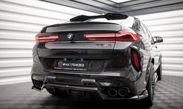 Тюнинговый диффузор на задний бампер BMW X6 M F96 фото