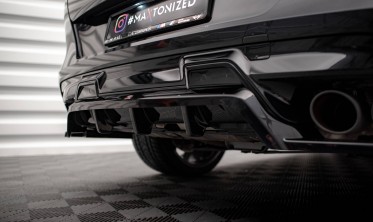 Тюнинговый диффузор на задний бампер BMW X6 M F96 фото