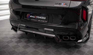 Тюнинговый диффузор на задний бампер BMW X6 M F96 фото