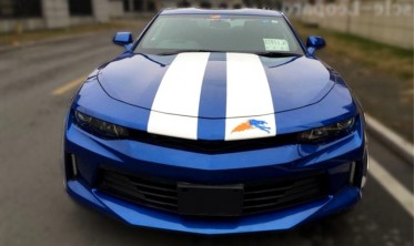 Решітка в бампер Chevrolet Camaro 6 lt/rs фото
