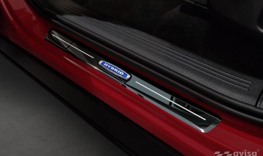 Защитные накладки на внутренние порожки Volvo XC40 фото