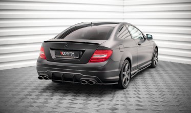 Боковые накладки на задний бампер Mercedes C204 Coupe AMG-Line фото