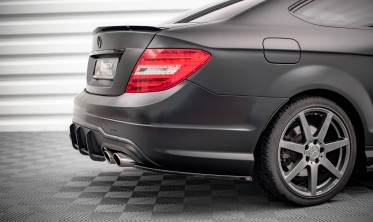 Боковые накладки на задний бампер Mercedes C204 Coupe AMG-Line фото