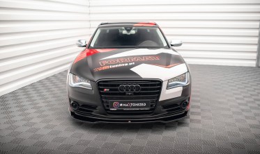 Тюнинговый диффузор на передний бампер Audi S8 D4 вер. 1 фото