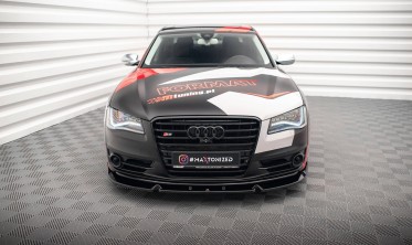 Нижняя накладка на передний бампер Audi S8 D4 вер. 2 фото