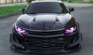 Передний бампер Chevrolet Camaro 6 (2016-2018) ZL1/1LE стиль фото