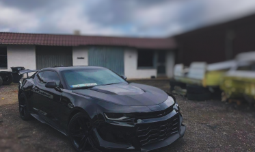 Передний бампер Chevrolet Camaro 6 (2016-2018) ZL1/1LE стиль фото