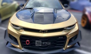 Передний бампер Chevrolet Camaro 6 (2016-2018) ZL1/1LE стиль фото