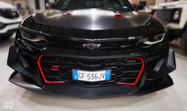 Передний бампер Chevrolet Camaro 6 (2016-2018) ZL1/1LE стиль фото