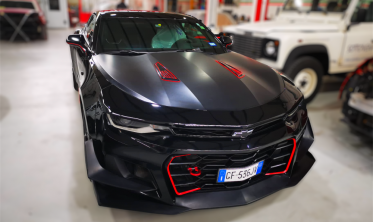 Передний бампер Chevrolet Camaro 6 (2016-2018) ZL1/1LE стиль фото