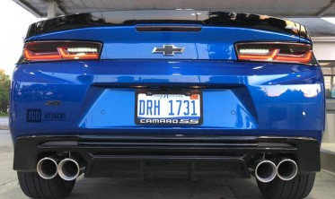 Задний диффузор под двойной выхлоп Chevrolet Camaro 6 фото