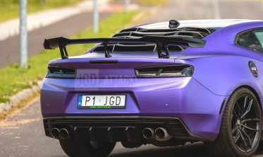 Задній дифузор Chevrolet Camaro 6 Single/Quad фото