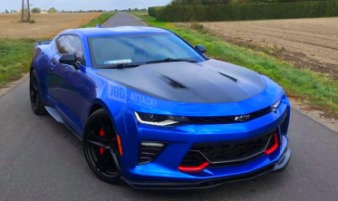 Диффузор переднего бампера Chevrolet Camaro 6 (2016-2018) acs стиль фото