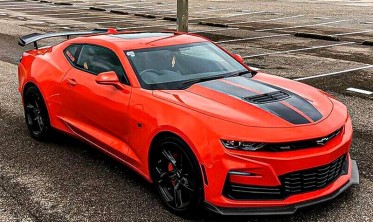 Дифузор переднього бампера Chevrolet Camaro 6 (2016-2018) 1le стиль фото