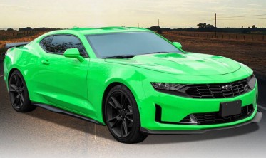 Дифузор переднього бампера Chevrolet Camaro 6 (2016-2018) 1le стиль фото