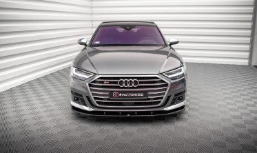 Нижняя накладка на передний бампер Audi A8 S-Line / S8 D5 вер. 2 фото