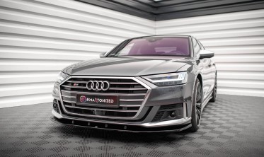 Нижняя накладка на передний бампер Audi A8 S-Line / S8 D5 вер. 2 фото