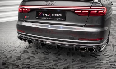 Тюнінговий дифузор на задній бампер Audi S8 D5 фото
