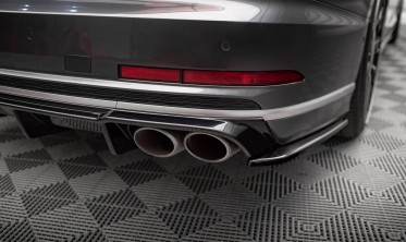 Тюнинговые накладки на задний бампер Audi S8 D5 вер. 2 фото