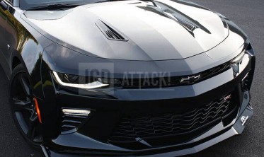 Дифузор переднього бампера Chevrolet Camaro 6 (2016-2018) gloss фото