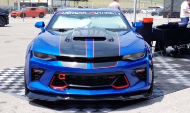 Дифузор переднього бампера Chevrolet Camaro 6 (2016-2018) gloss фото