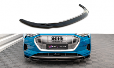 Тюнінгова накладка на передній бампер Audi e-tron вер. 1 фото