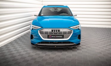 Тюнінгова накладка на передній бампер Audi e-tron вер. 1 фото