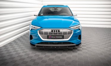Нижний диффузор под передний бампер Audi e-tron вер. 2 фото