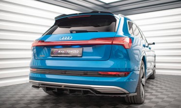 Тюнинговая накладка на задний бампер Audi e-tron фото
