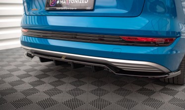 Тюнинговая накладка на задний бампер Audi e-tron фото