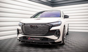 Нижній дифузор під передній бампер Audi Q4 E-Tron Sportback Mk1 вер. 2 фото