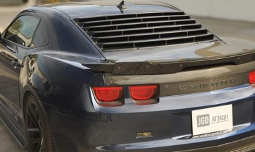 Накладка-жалюзи на заднее стекло Chevrolet Camaro (2010-2015)  фото