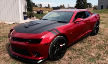 Дифузор переднего бампера Chevrolet Camaro 5 (2014-2015) в стиле 1le фото
