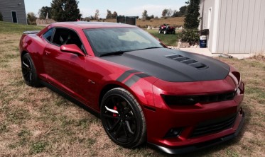 Дифузор переднего бампера Chevrolet Camaro 5 (2014-2015) в стиле 1le фото