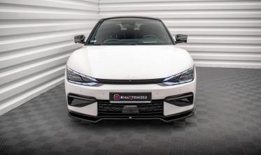 Тюнинговая накладка на передний бампер Kia EV6 GT-Line Mk1 вер. 1 фото