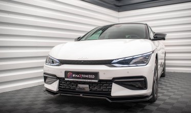 Тюнинговая накладка на передний бампер Kia EV6 GT-Line Mk1 вер. 1 фото