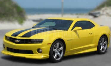 Диффузор переднего бампера Chevrolet Camaro 5 (2010-2013 ss) slt style фото