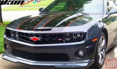 Диффузор переднего бампера Chevrolet Camaro 5 (2010-2013 ss) slt style фото