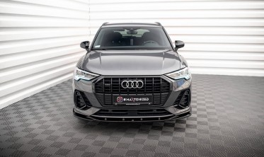 Тюнинговый диффузор на передний бампер Audi Q3 F3 S-Line вер. 1 фото